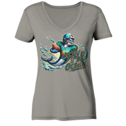 Dolphin - Women's V-Neck Shirt