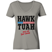 Hawk Tuah - Women's V-Neck Shirt