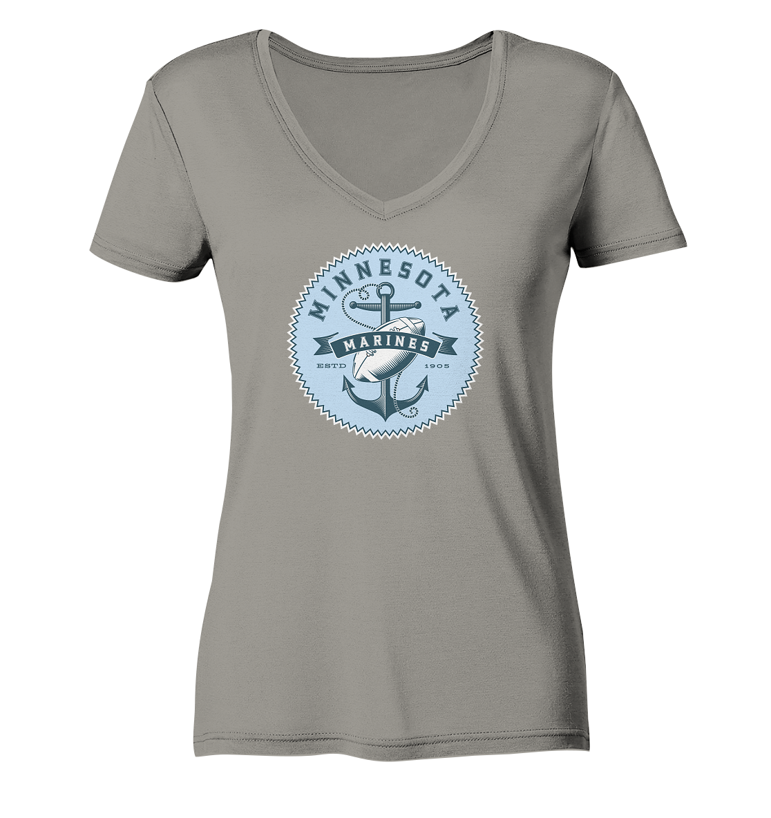 Minnesota Marines II - Ladies V-Neck Shirt