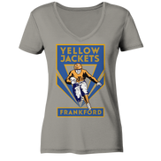 Frankford Yellow Jackets 2 - Ladies V-Neck Shirt