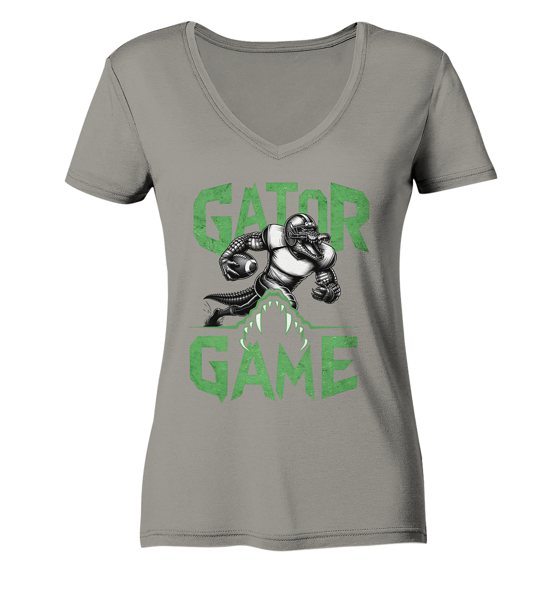 Gator Game - Ladies V-Neck Shirt