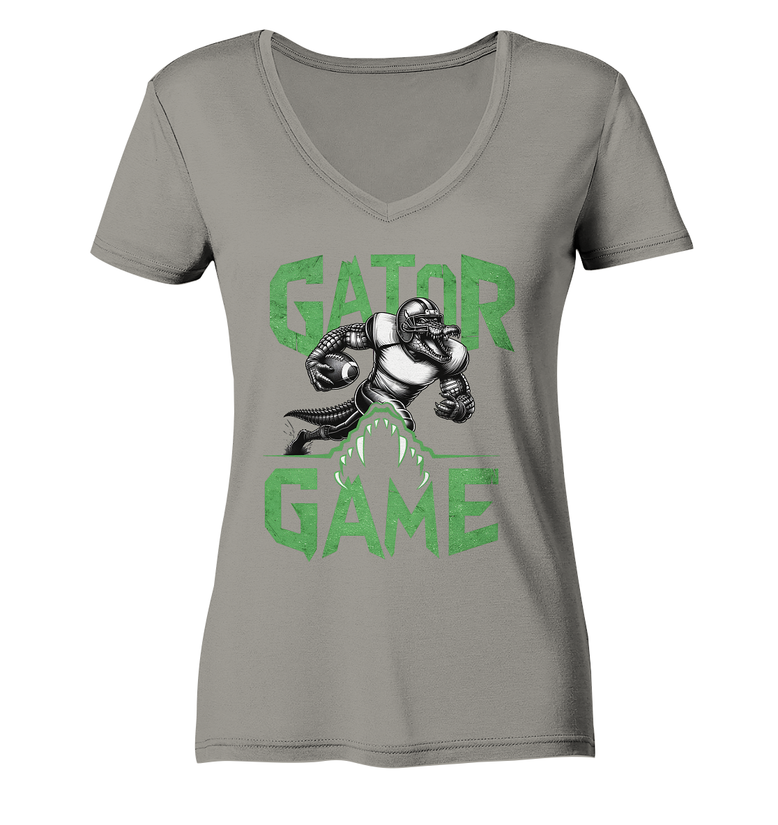 Gator Game - Ladies V-Neck Shirt