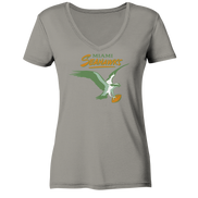 Miami Seahawks 2  - Ladies V-Neck Shirt