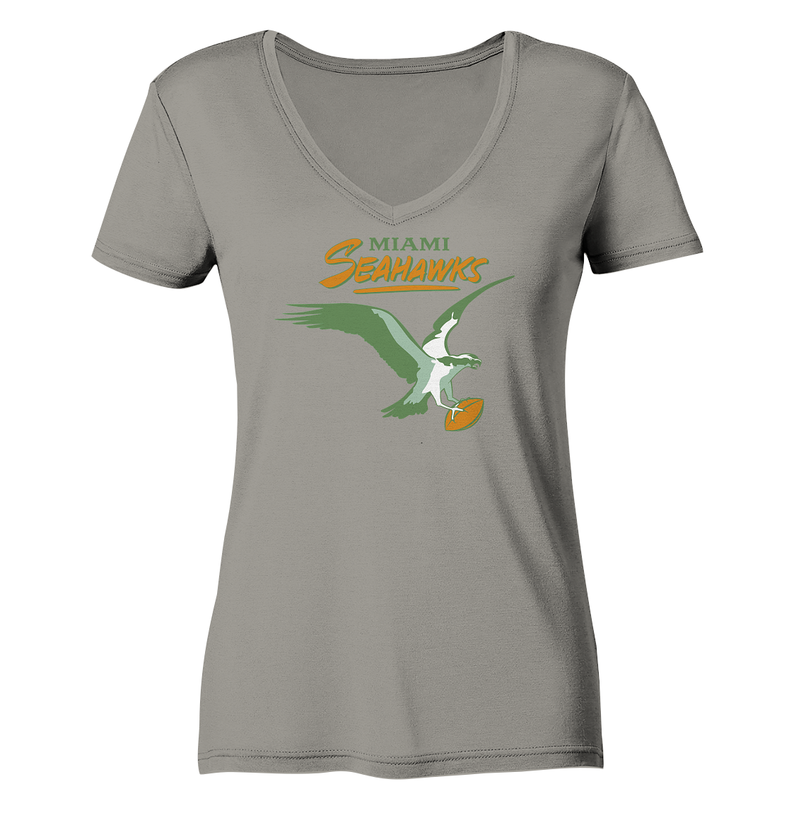 Miami Seahawks 2  - Ladies V-Neck Shirt