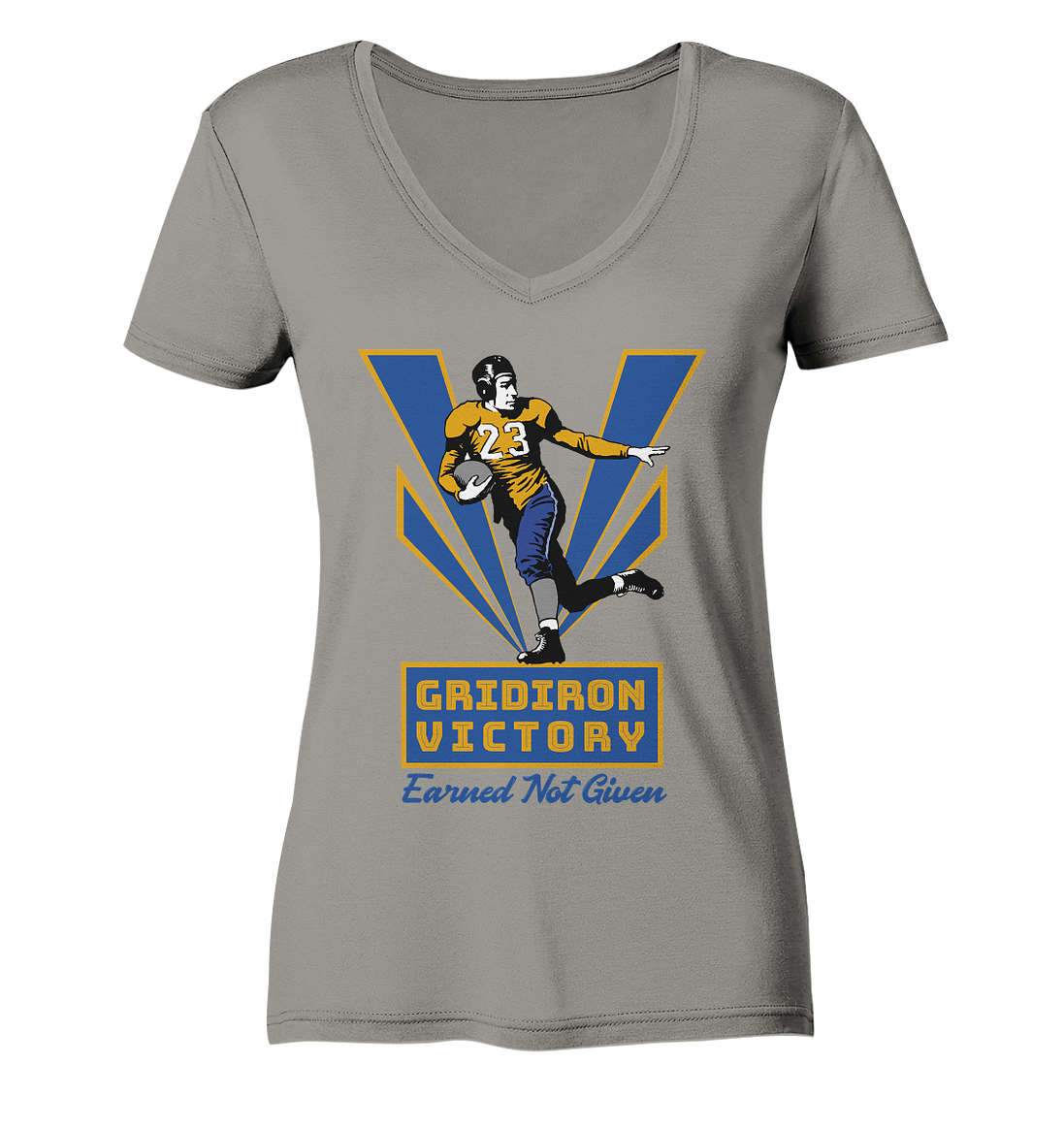 Gridiron Victory - Ladies V-Neck Shirt