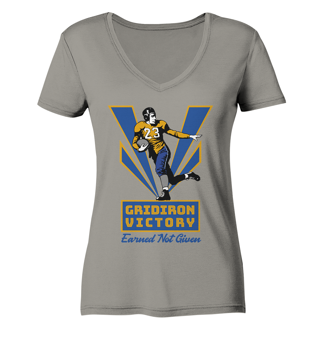 Gridiron Victory - Ladies V-Neck Shirt