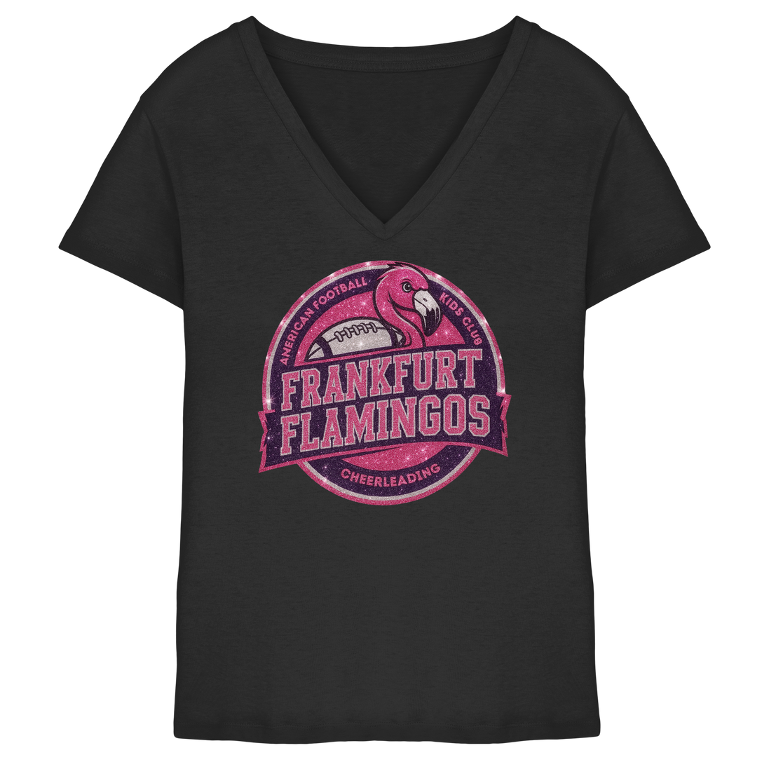 Frankfurt Flamingos - Ladies V-Neck Shirt