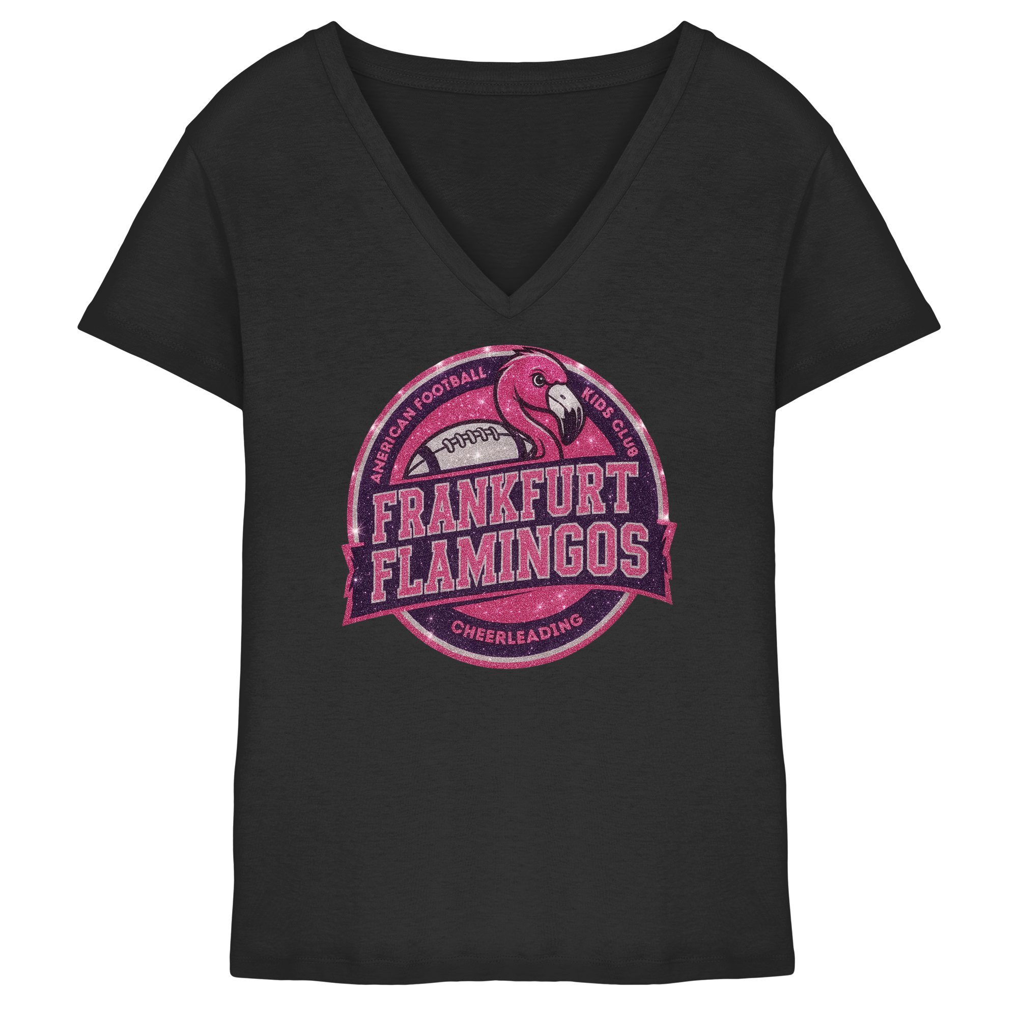Frankfurt Flamingos - Ladies V-Neck Shirt