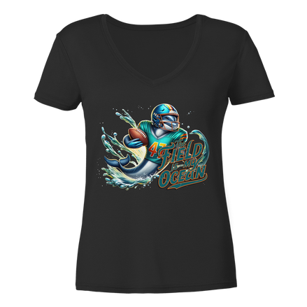 The Field is my Ocean - Ladies V-Neck Shirt