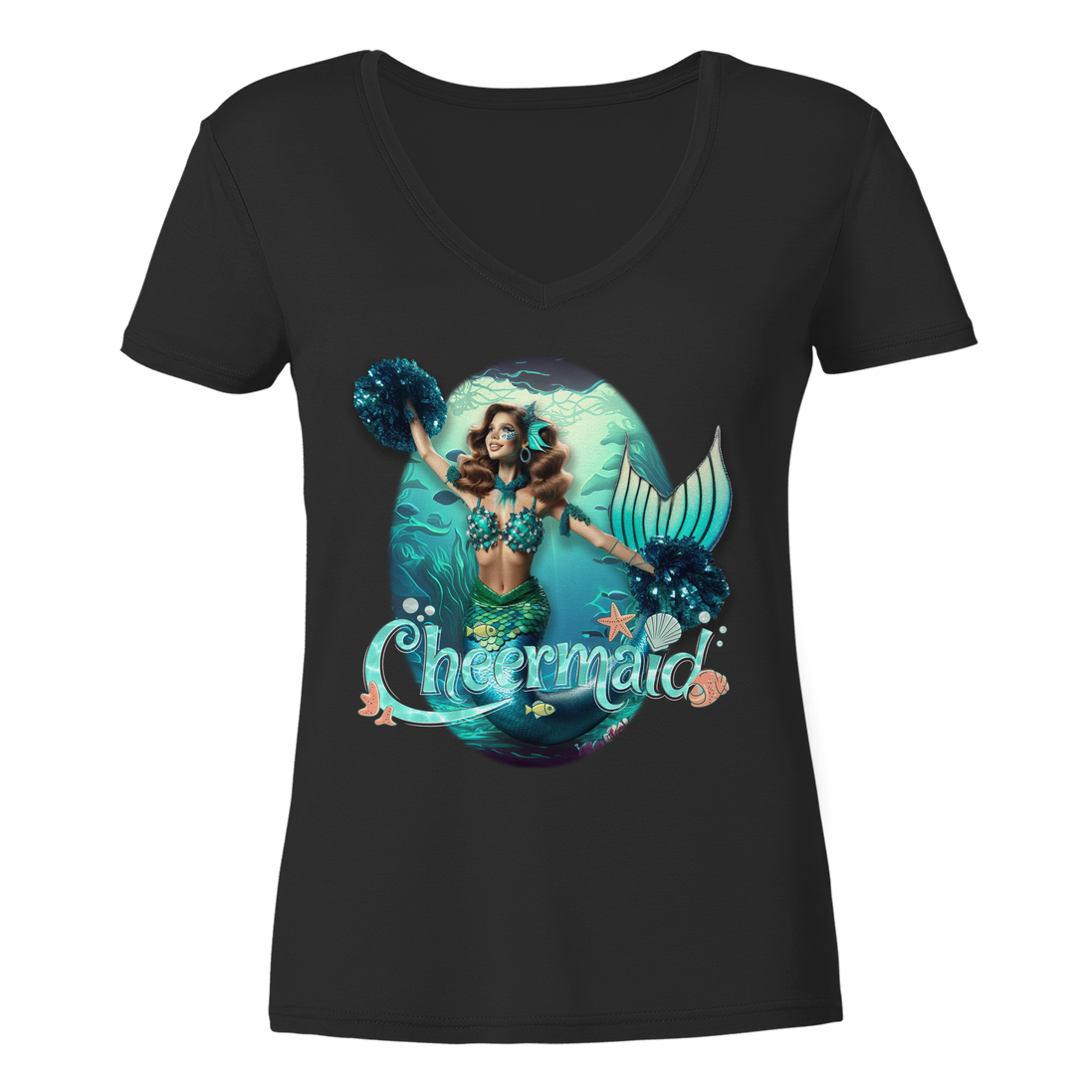 Cheermaid - Ladies V-Neck Shirt
