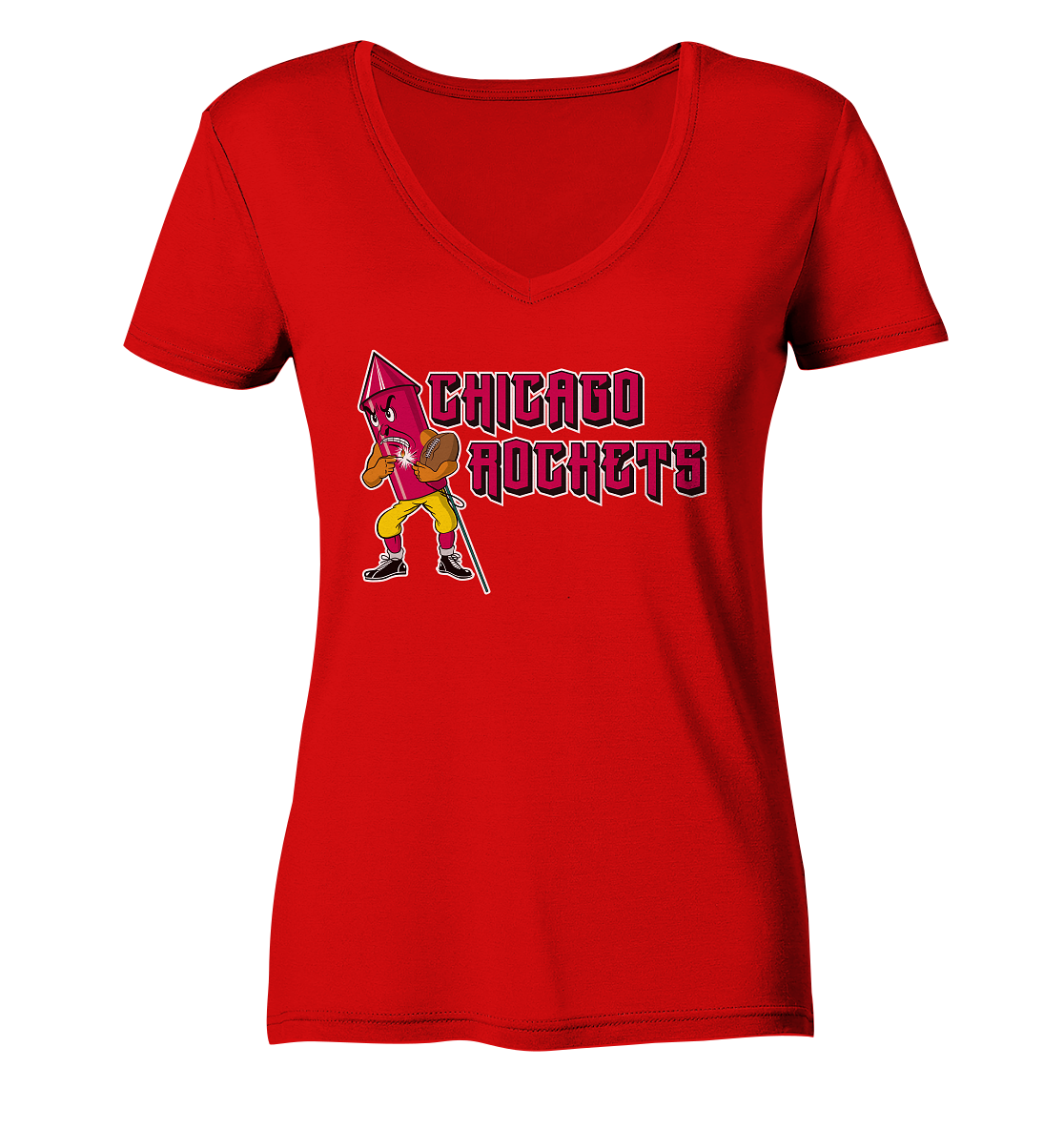 Chicago Rockets - Ladies V-Neck Shirt
