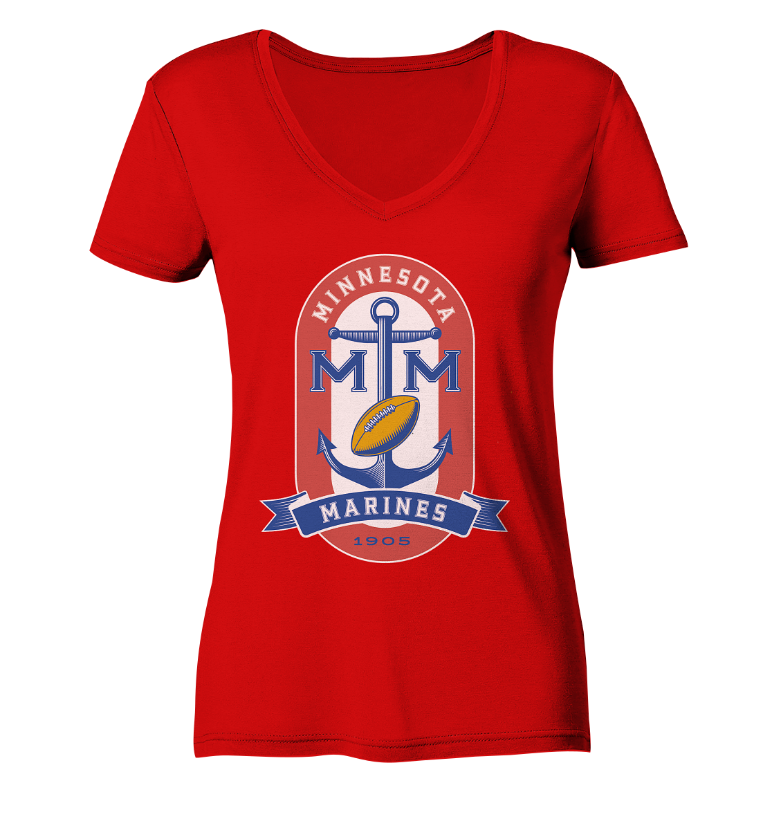 Minnesota Marines - Ladies V-Neck Shirt