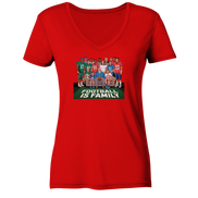 Football is Family - Ladies V-Neck Shirt