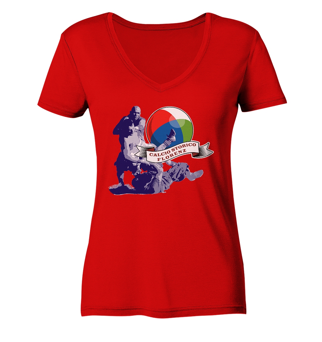 Calcio Storico - Ladies V-Neck Shirt