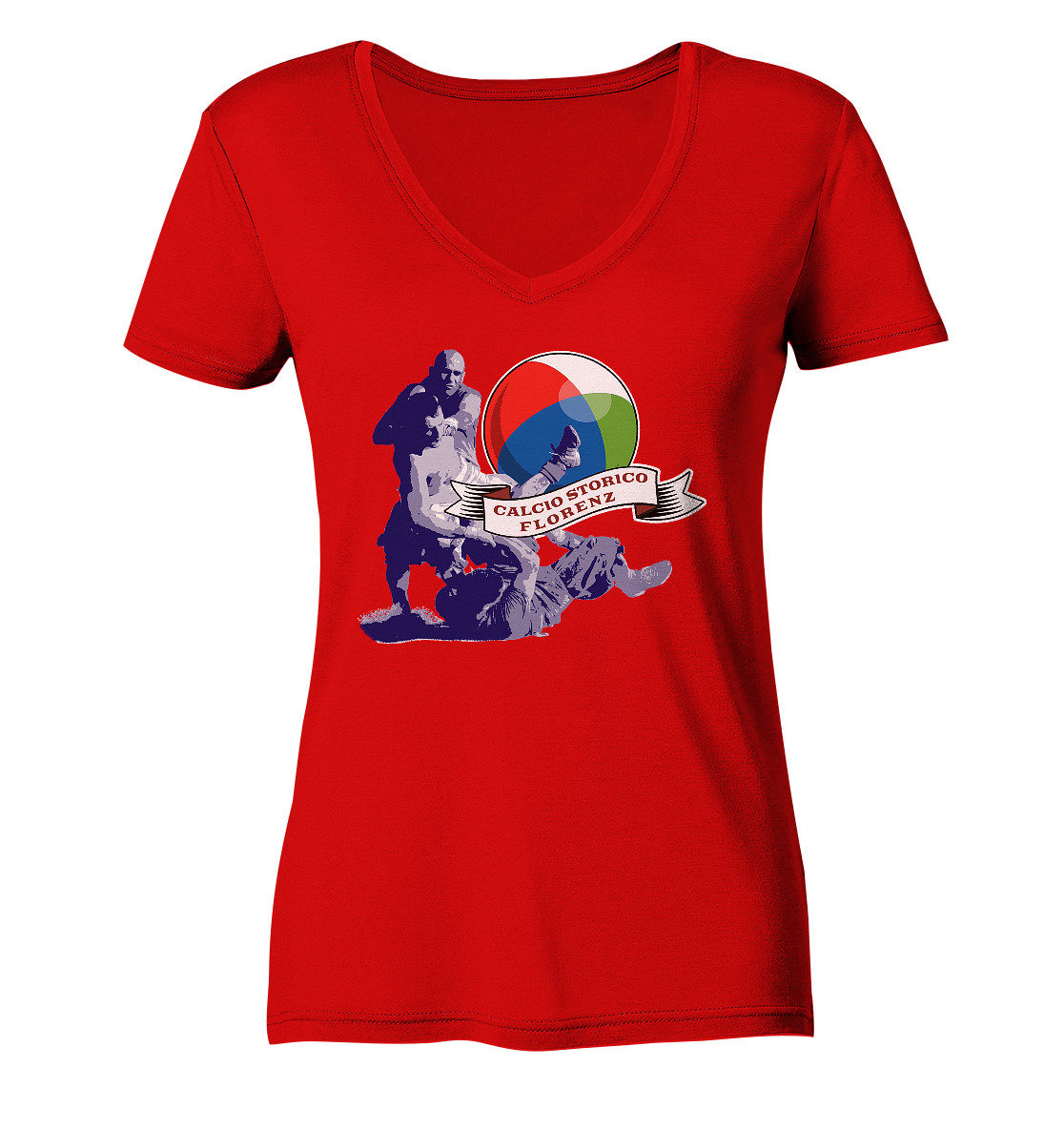 Calcio Storico - Ladies V-Neck Shirt