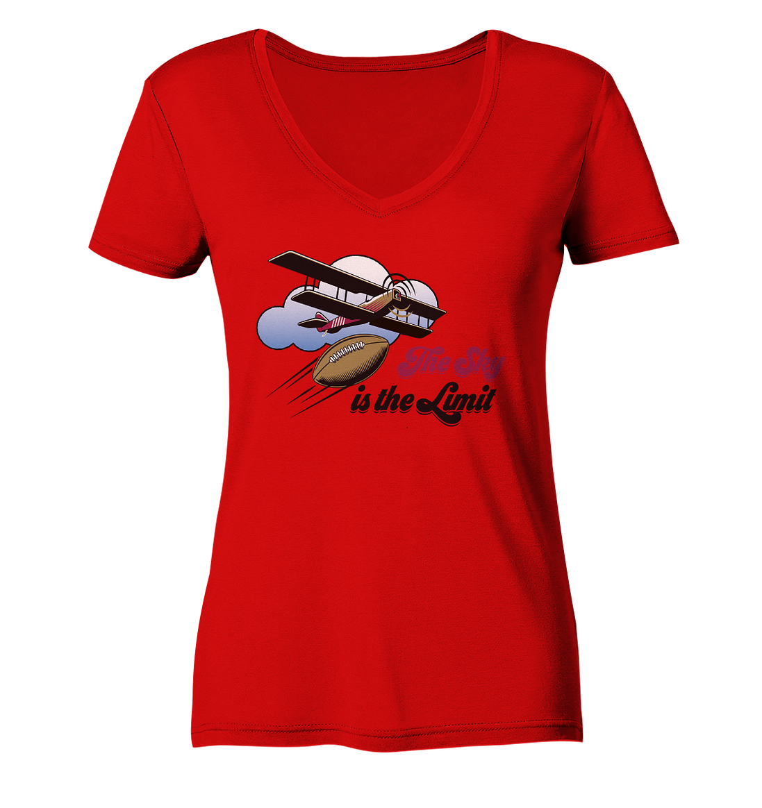 The Sky is the Limit - Women's V-Neck Shirt