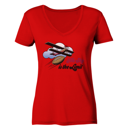 The Sky is the Limit - Ladies V-Neck Shirt