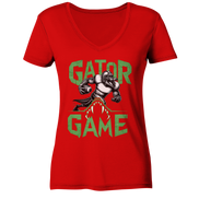 Gator Game - Ladies V-Neck Shirt
