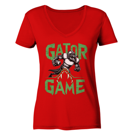 Gator Game - Ladies V-Neck Shirt