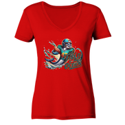 Dolphin - Ladies V-Neck Shirt