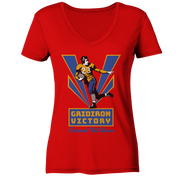 Gridiron Victory - Ladies V-Neck Shirt