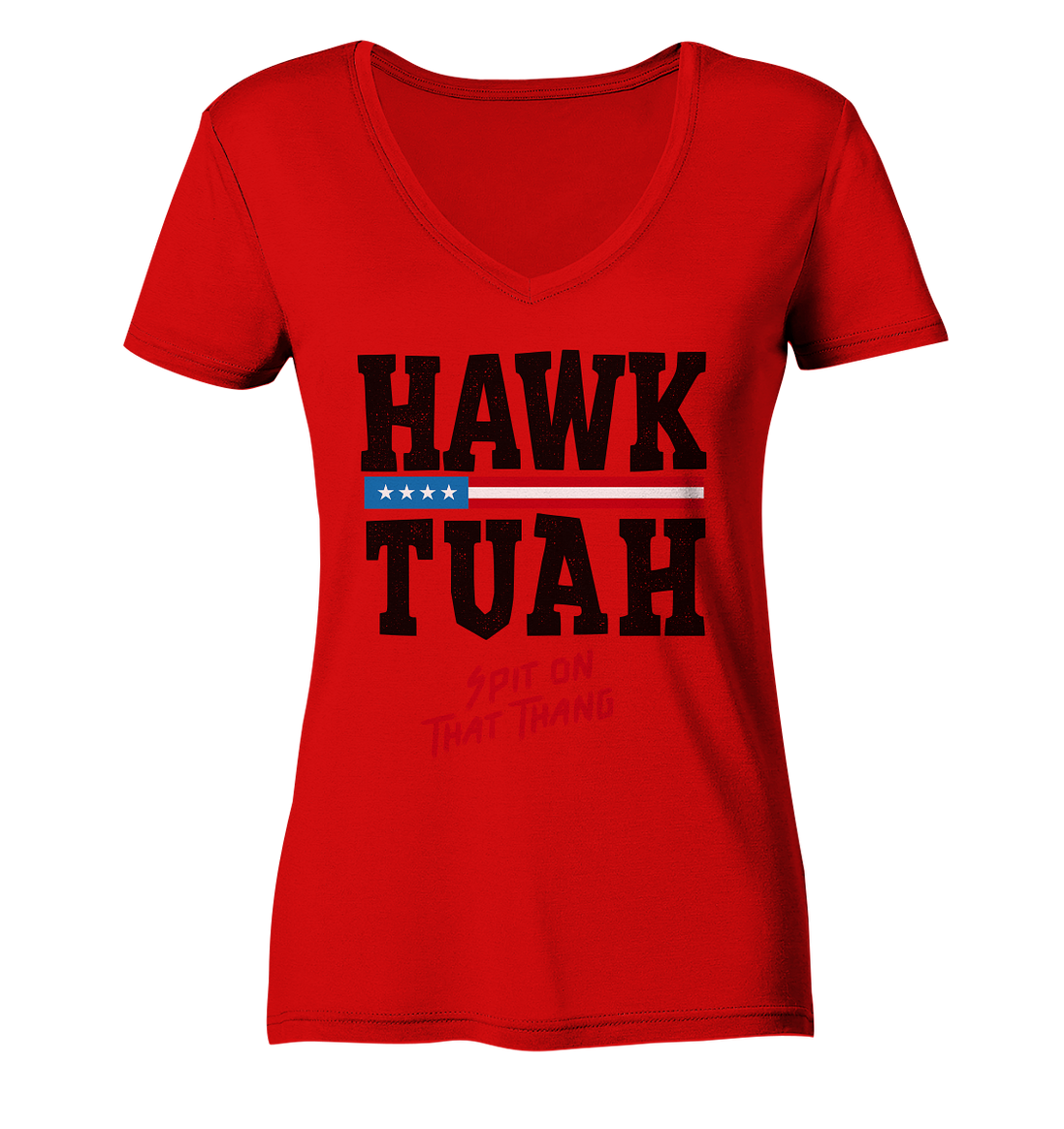 Hawk Tuah - Women's V-Neck Shirt