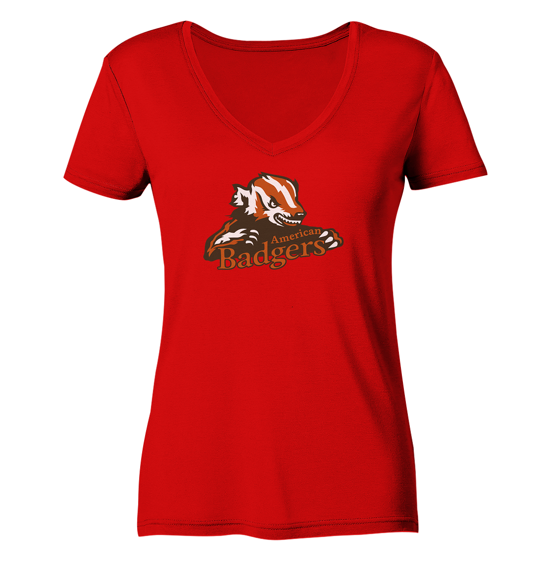 Milwaukee Badgers - Ladies V-Neck Shirt