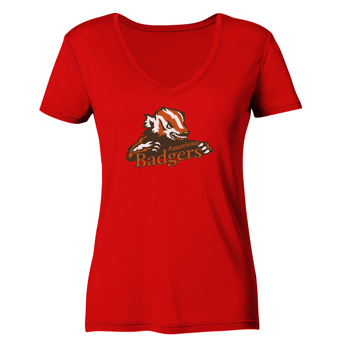 Milwaukee Badgers - Ladies V-Neck Shirt