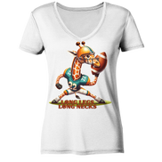 Giraffe - Ladies V-Neck Shirt