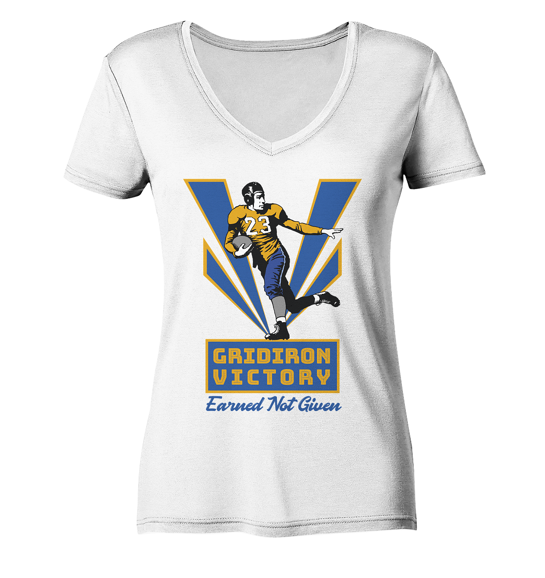 Gridiron Victory - Ladies V-Neck Shirt