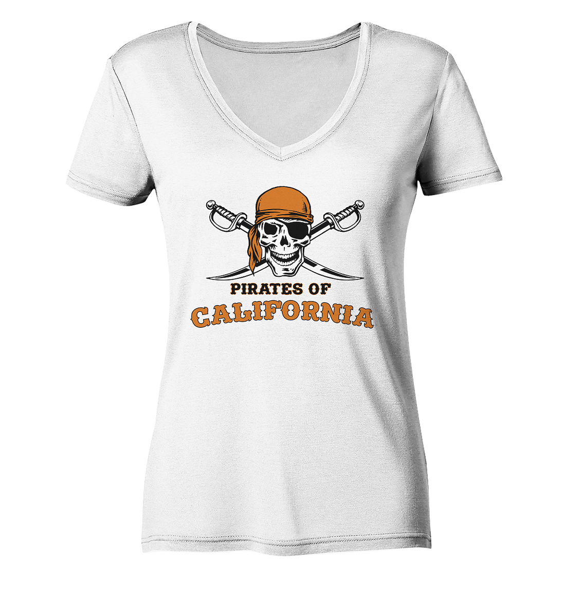 Pirates of California - Ladies V-Neck Shirt