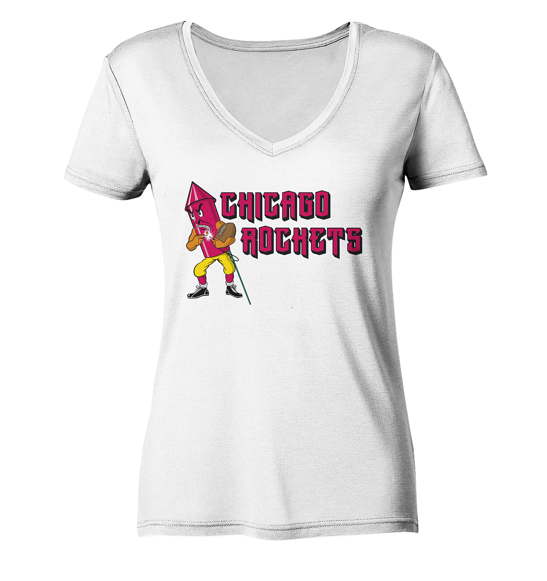 Chicago Rockets - Ladies V-Neck Shirt