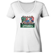 Football is Family - Ladies V-Neck Shirt