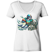 Dolphin - Women's V-Neck Shirt