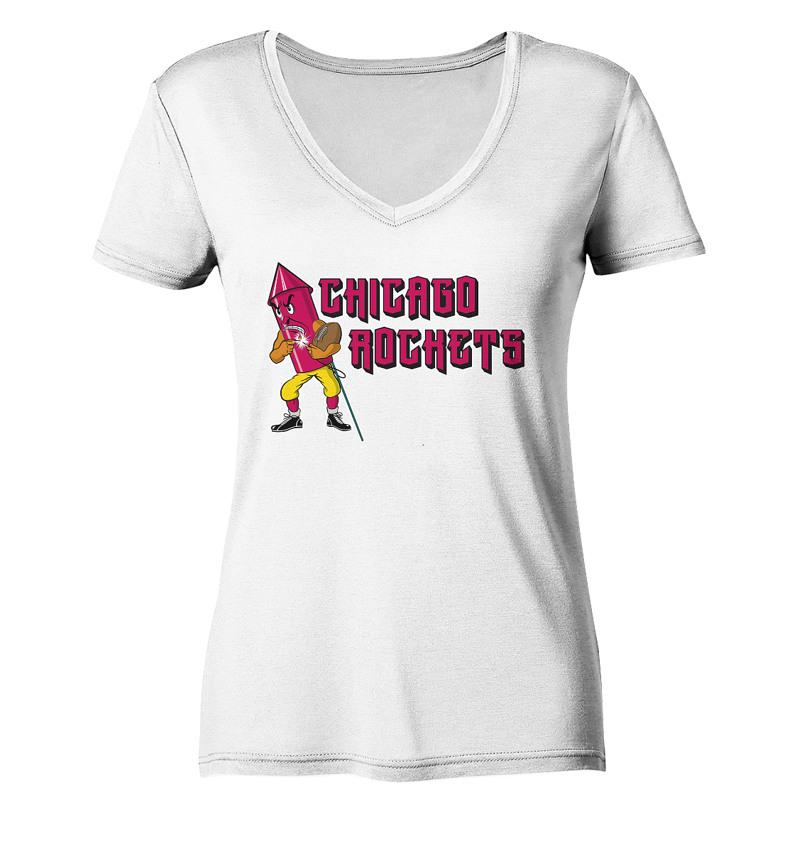 Chicago Rockets - Ladies V-Neck Shirt