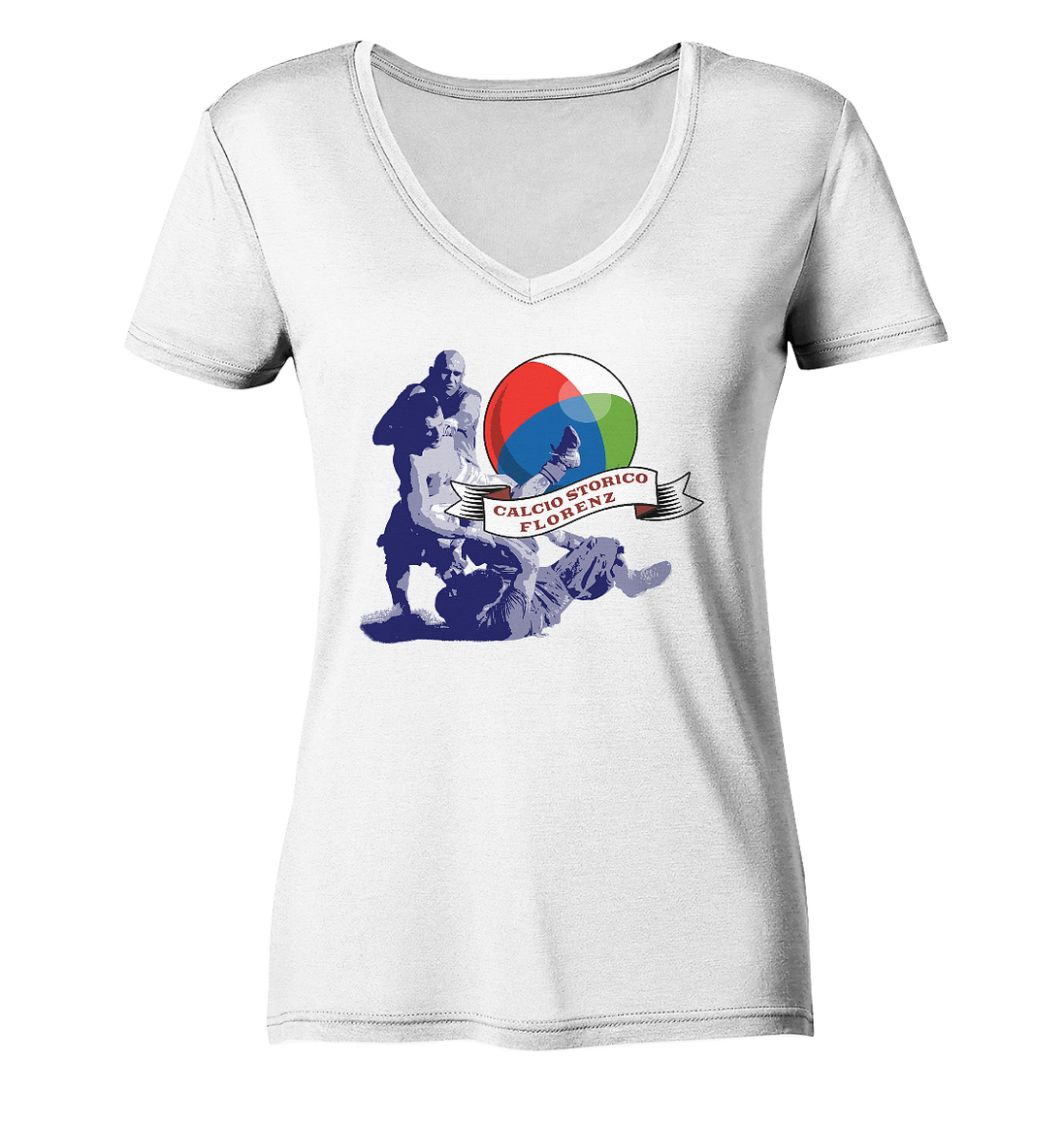 Calcio Storico - Ladies V-Neck Shirt