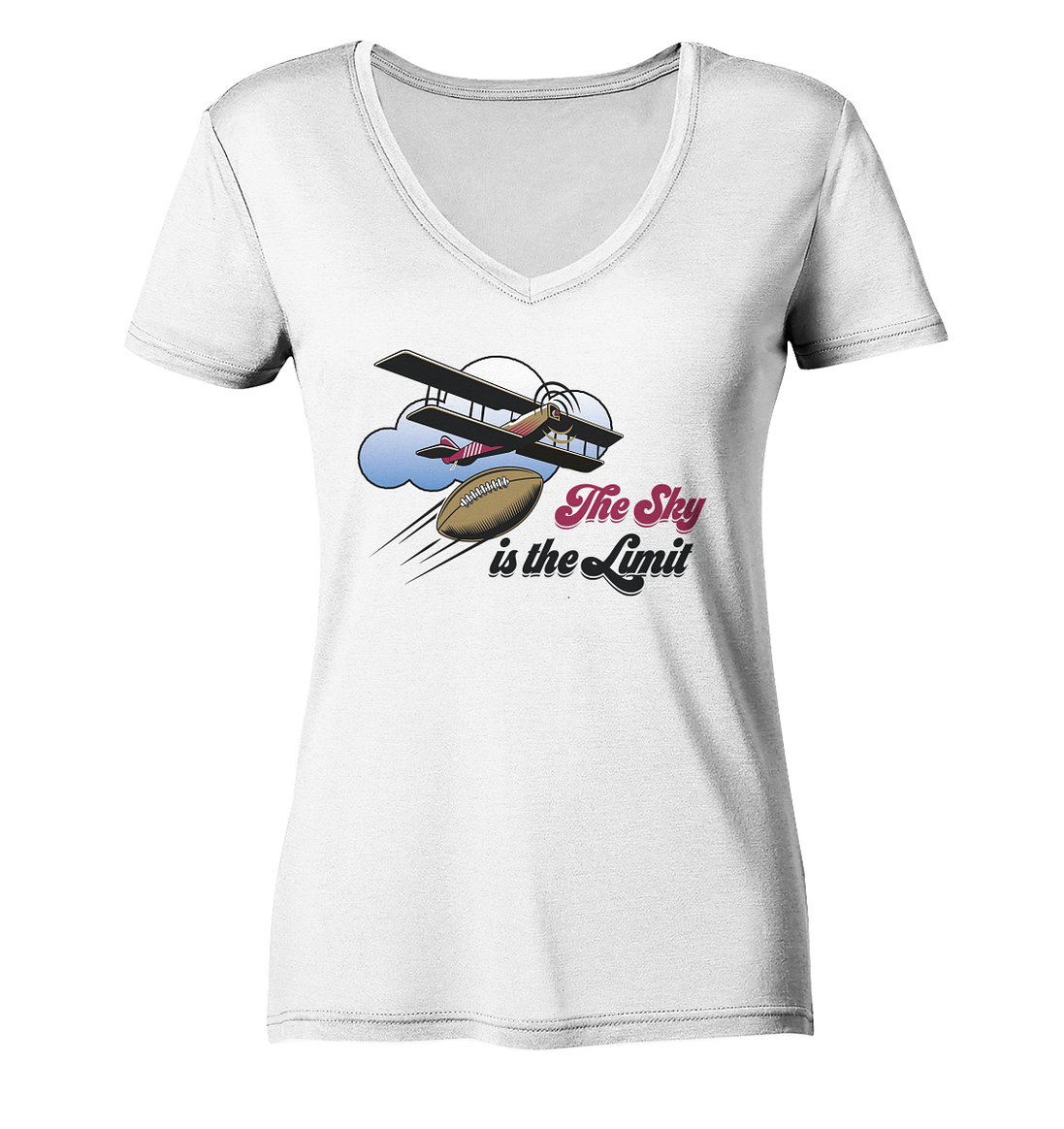 The Sky is the Limit - Women's V-Neck Shirt