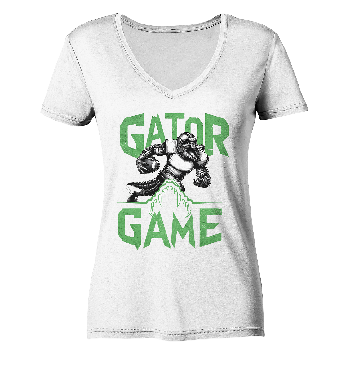 Gator Game - Ladies V-Neck Shirt