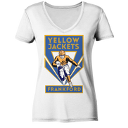Frankford Yellow Jackets 2 - Ladies V-Neck Shirt