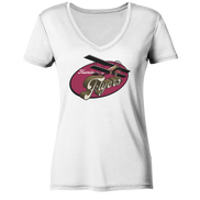 Muncie Flyers 2 - Ladies V-Neck Shirt