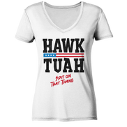Hawk Tuah - Women's V-Neck Shirt
