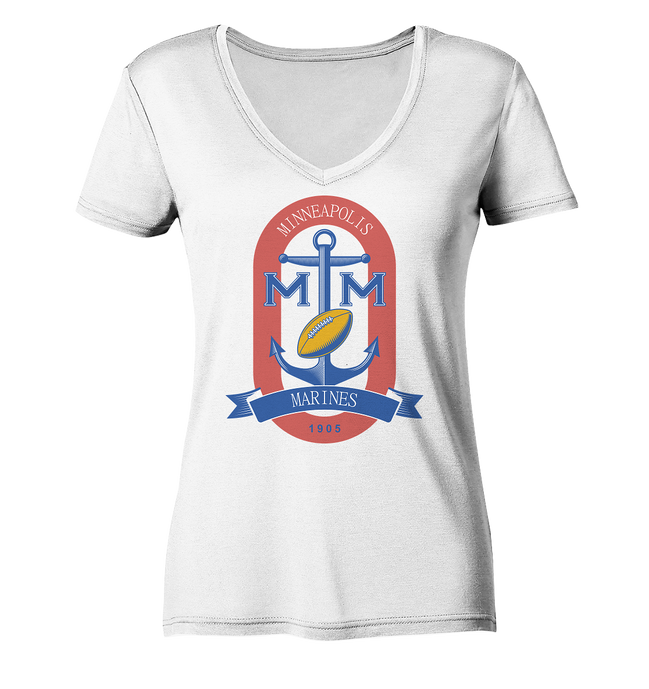 Minneapolis Marines 2 - Ladies V-Neck Shirt