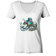 Dolphin - Ladies V-Neck Shirt