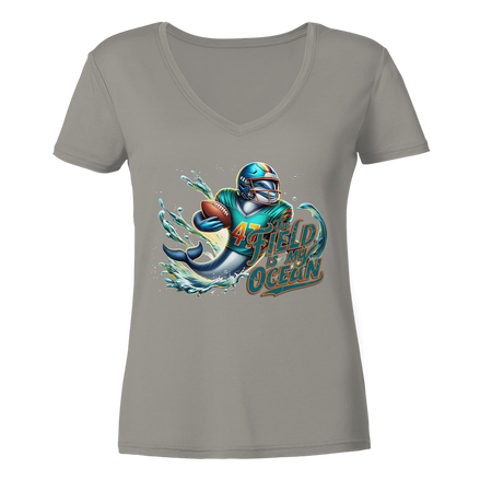 The Field is my Ocean - Ladies V-Neck Shirt