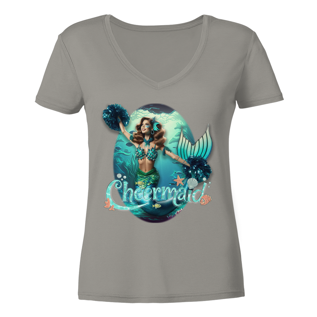 Cheermaid - Ladies V-Neck Shirt