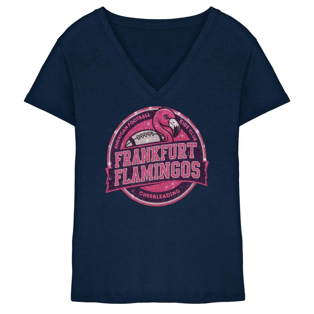 Frankfurt Flamingos - Ladies V-Neck Shirt