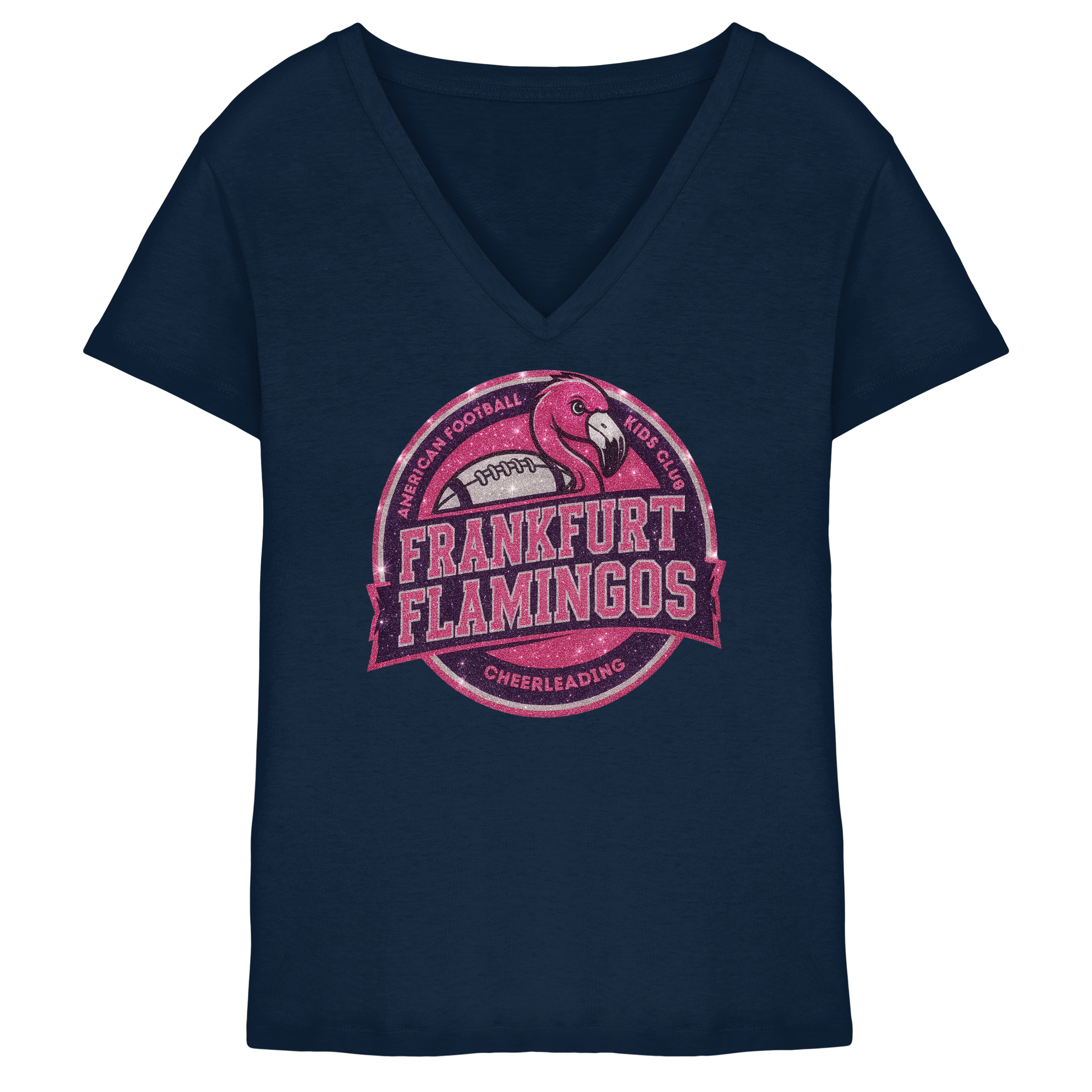 Frankfurt Flamingos - Ladies V-Neck Shirt
