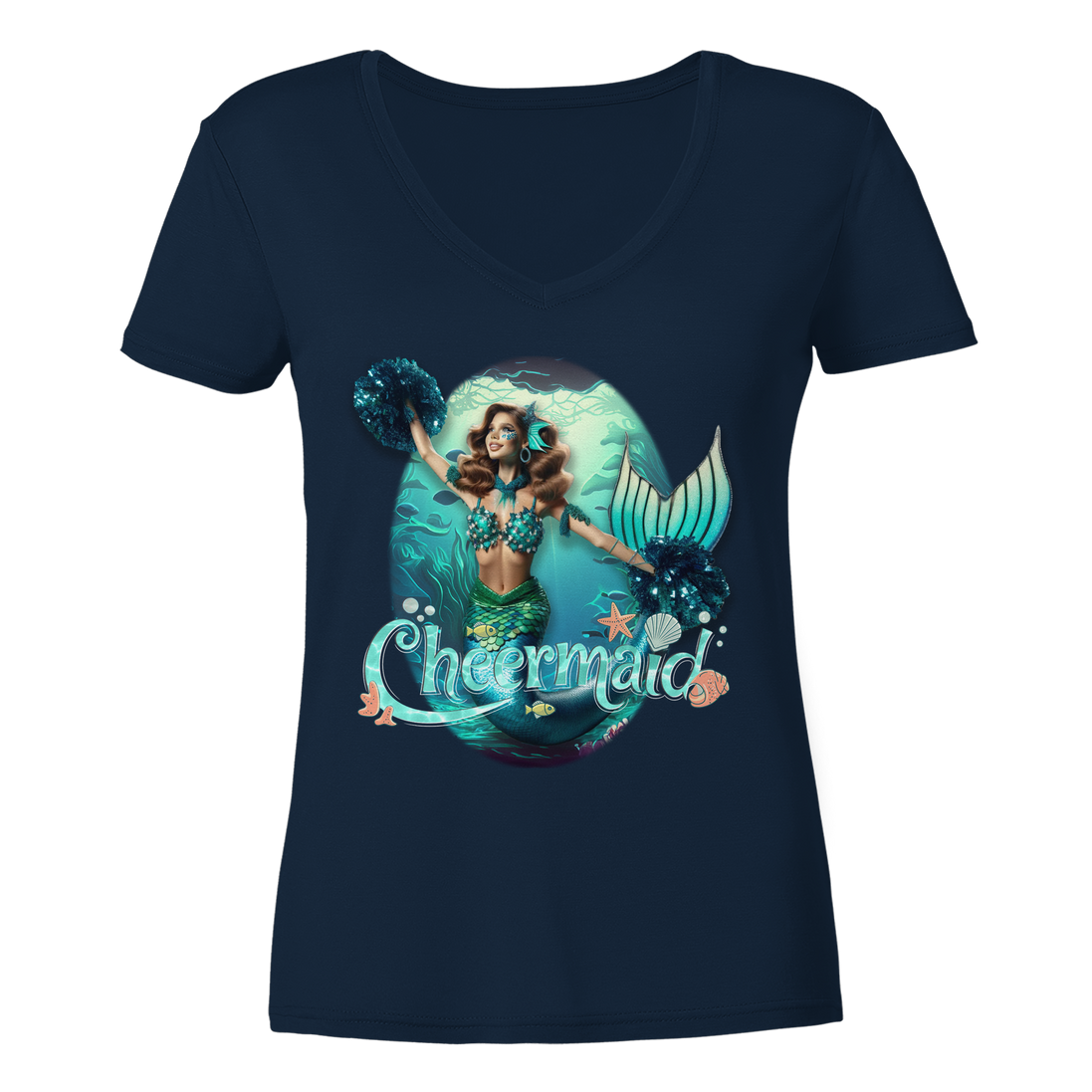 Cheermaid - Ladies V-Neck Shirt