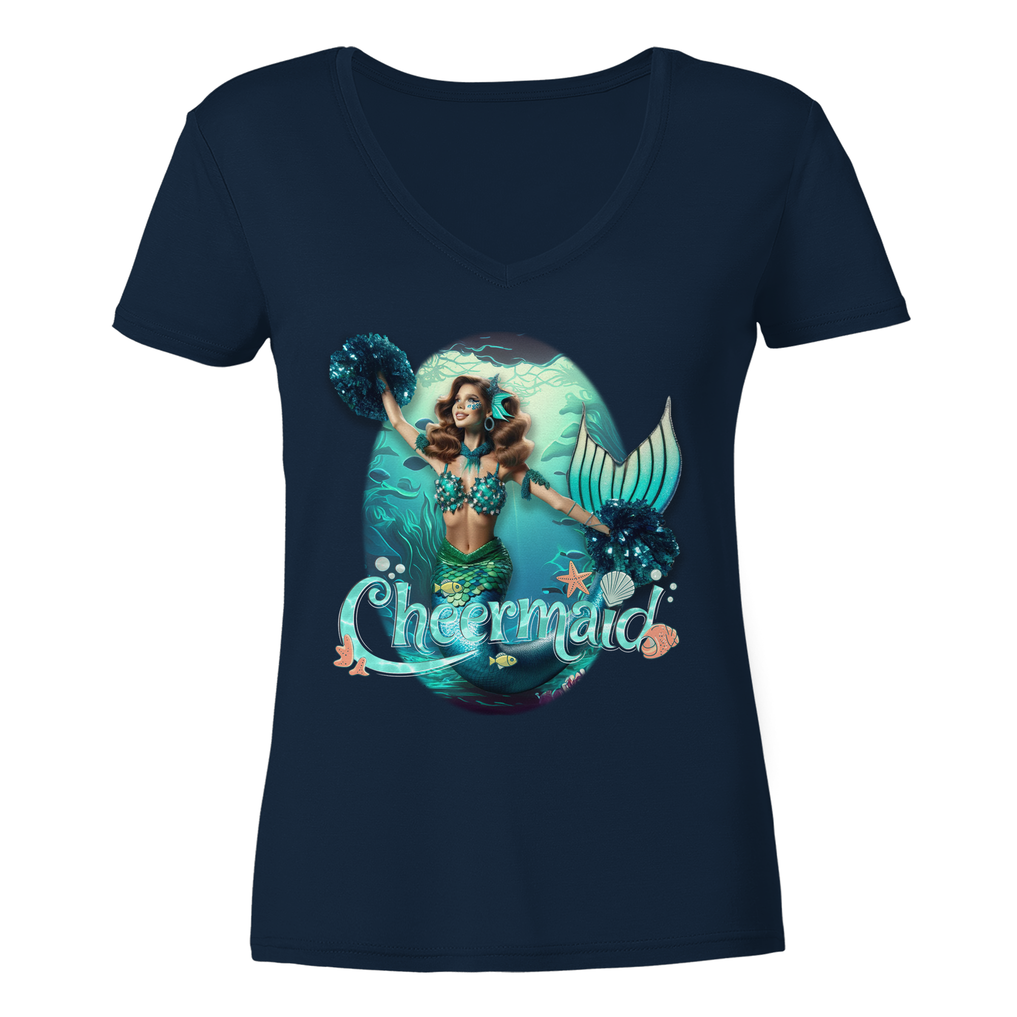 Cheermaid - Ladies V-Neck Shirt