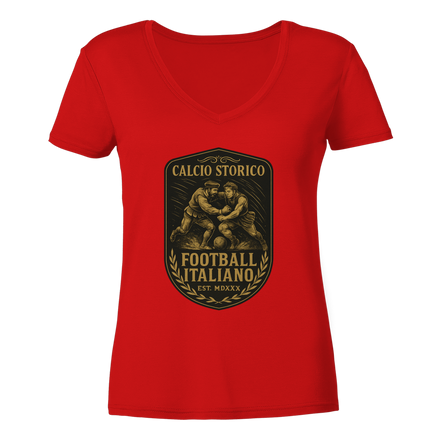 Calcio Storico III - Ladies V-Neck Shirt